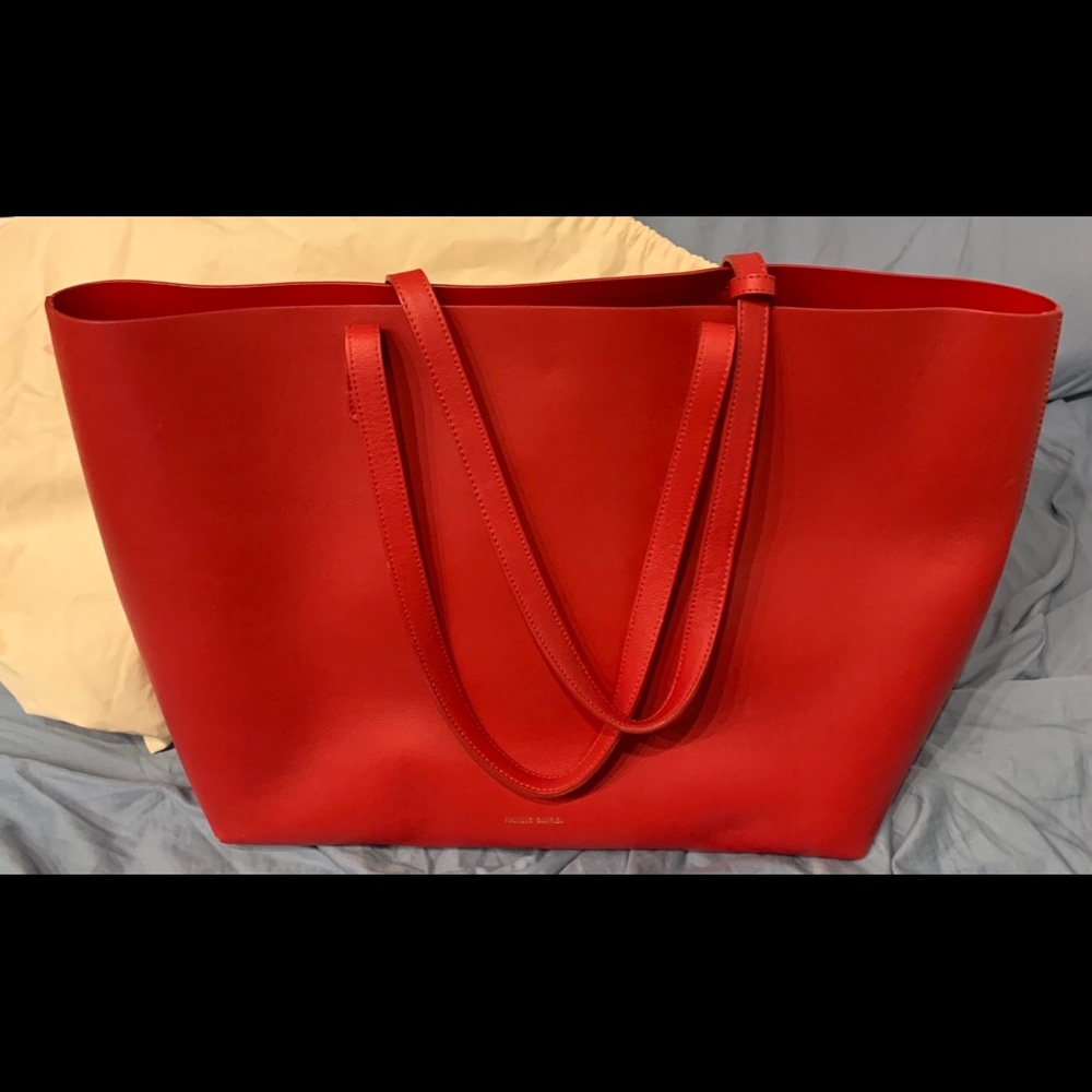 Mansur Gavriel Red Flamma Tote Bag
